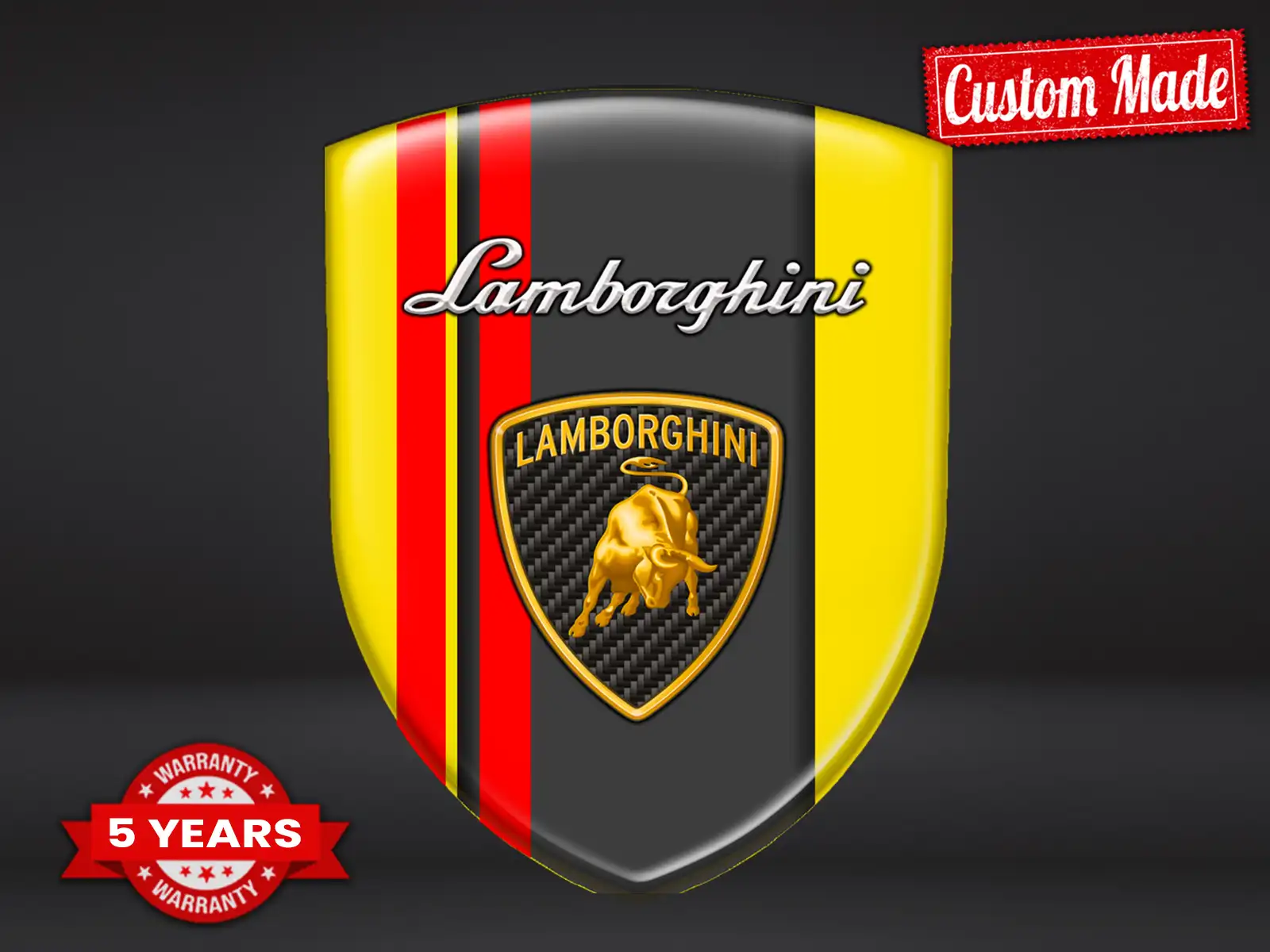 Lamborghini Personalised Car Stickers Premium Universal Design